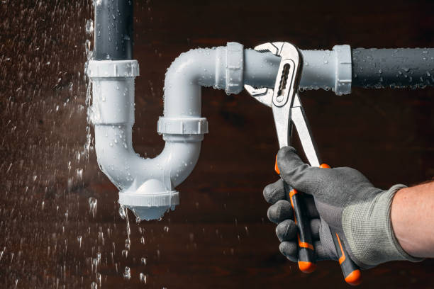 Professional Leak Detection technician working in Maple Park, IL